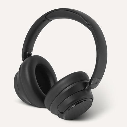 Amazon Basics Wireless Bluetooth 5.3 Over-Ear Headphones with Hybrid Active Noise Cancelling, 35h playtime with ANC on, 45h with ANC off, 3 Music modes, Black — view 5