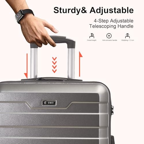 RMW Suitcase 2 Piece Cabin 20" Carry On Hand Luggage Hard Shell — view 2