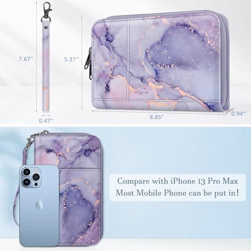 FINTIE Passport Holder Travel Wallet for Family — view 3