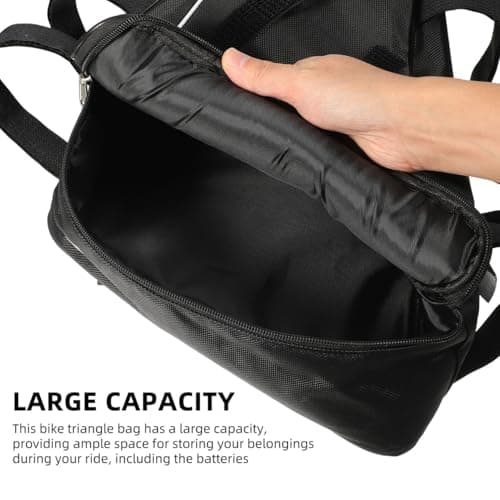 DOITOOL E Bike Battery Bag Triangle - Large Frame Bag 49x41x11cm - Electric Mountain Bicycle Cycling Accessories - Waterproof Oxford Storage Case for 72V Power-Pack & Bikepacking — view 6