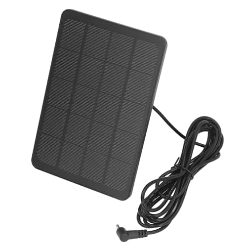 CYSFETENA 10W Solar Panel Charger for Ring Cam, 5V Professional Efficient IP65 Portable Solar Panel with 9.8ft Cable for Ring Stick Up Cam (CSP4W-DC-B) — view 6