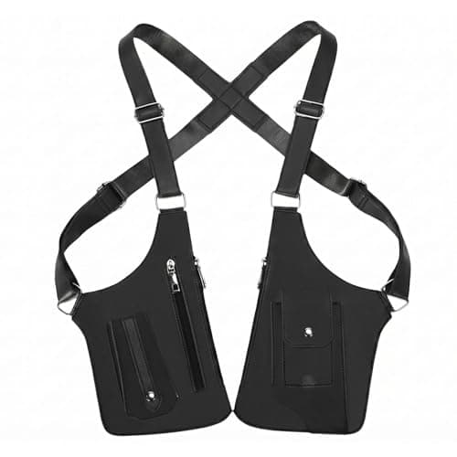 PowerTravel Men's Double Underarm Shoulder Bag, Anti Theft