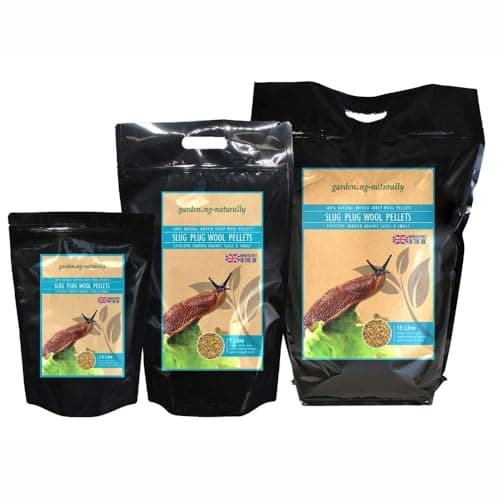 Gardening Naturally Slug Plug Wool Pellets - Natural and Organic Slug and Snail Repellent - Non-Toxic (3.5 Litres) — view 2