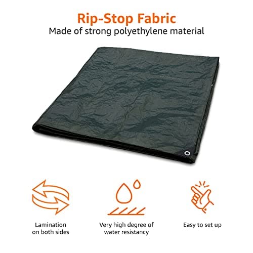 Amazon Basics Tent Camping Tarp — view 4