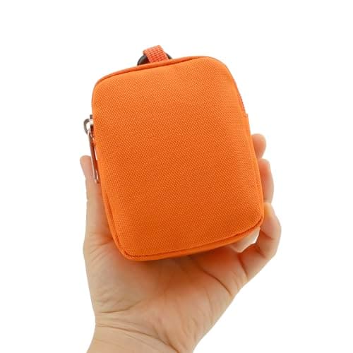 JINSI Mini Pouch Coin Purse Small Organizer Bag (Orange) — view 6