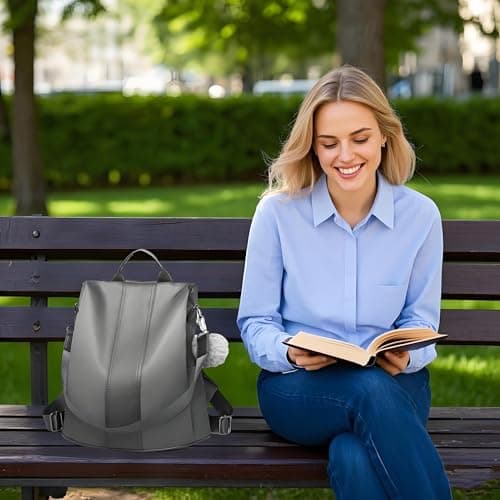 Miss Lulu Backpack Womens, Anti-Theft PU Rucksack Bags for Ladies — view 2