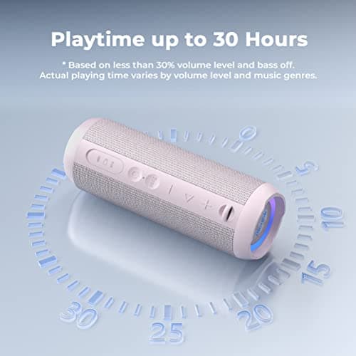 RIENOK Bluetooth Speaker 30W Wireless Speaker Portable Dual Pairing HD Stereo Sound IP67 Waterproof Bluetooth 5.0 Outdoor Sport Speaker — view 6