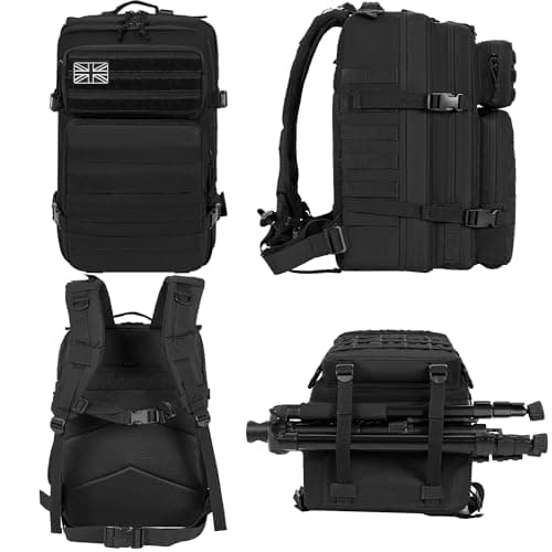 OUUTMEE Military Tactical Backpack 20L/25L/35L/45L, MOLLE Rucksack for Men — view 2