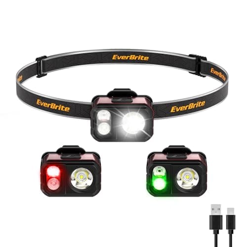 EverBrite Rechargeable LED Head Torch, Purple