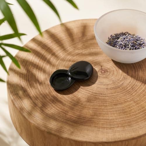 Toyvian Refillable Solid Cologne Balm Tin, Black Solid Perfume Tin — view 5