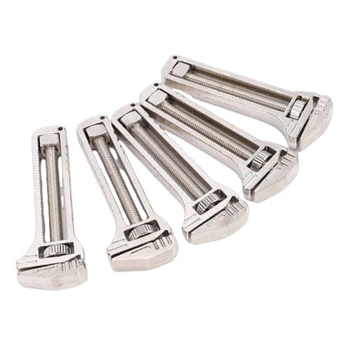 FTVOGUE Multi Tool Wrench, Alloy Steel Multitool Wrench 5 Pack 2.36 X 0.79 in, Adjustable Jaw Bottle Opener Nail Puller Caliper for Home Camping Travel Outdoor Use — view 3