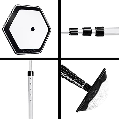AMRTA Adjustable Golf Travel Bag Support Rod Golf Club Arm Stiff Alloy Rod for Golf Bag Adjustable 4 Telescoping Section, Golf Support Cover Stick Bag Protective Golf Bag Support Frame (White 20-53") — view 4