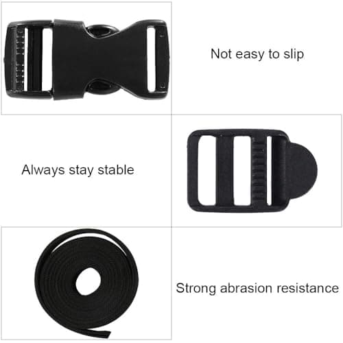 Zythrem 5M Nylon Webbing Strap 20mm Webbing Straps for Bags and Buckles — view 4