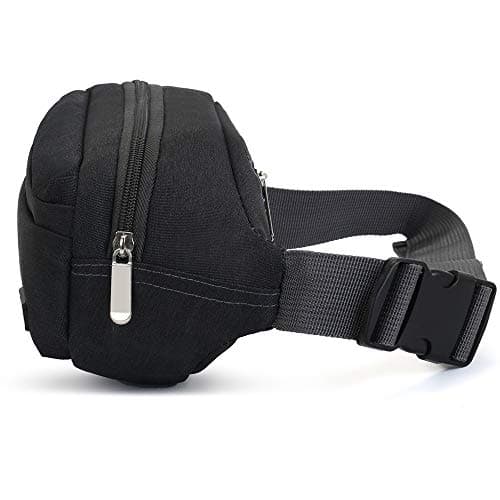 Yooluan Waterproof Bum Bag Waist Fanny Packs 4 Zip Pockets Travel Hiking Outdoor Sport Running Belt Holiday Hiking Doggy Bag Money Hip Pouch — view 2