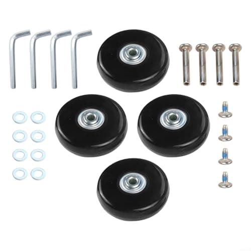 Honseadek Luggage Wheel Replacement Kit 4 Pcs Suitcase Spinner Wheels — view 2