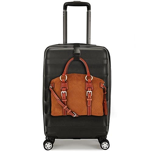 CampTeck U6745 Small Travel Luggage Straps Short Adjustable Connect Suitcase Belt Add On Attachment – Black, 1 Pair — view 2