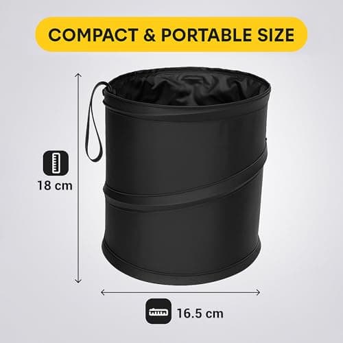 plastific Collapsible Car Trash Bin Leakproof Foldable Vehicle Storage Bin — view 3