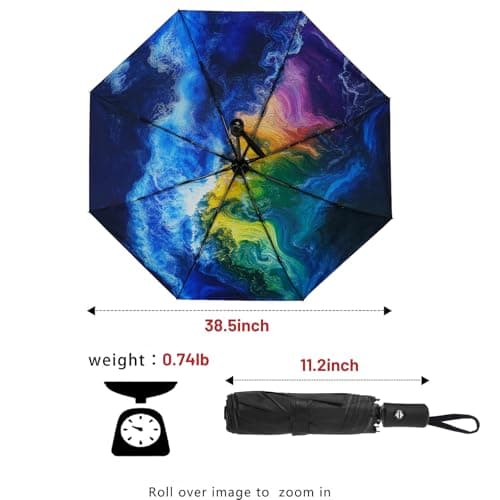SY COMPACT Travel Umbrella Windproof Automatic Unbreakable UV Protection — view 2