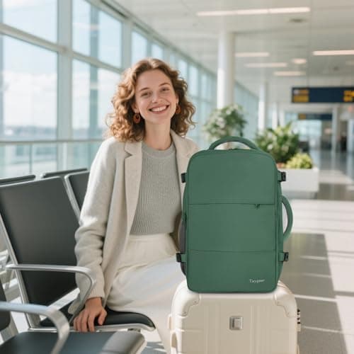 Taygeer Easyjet Cabin Bag 45x36x20 Underseat, Travel Backpack Women — view 6