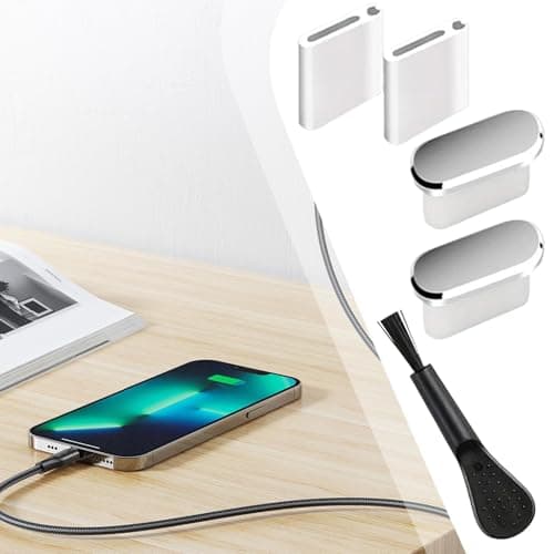 USB C Cover | 2 Piece Protector Cell Phone Accessories, Charging Port Dust Plug Type C Cover - Designed for Women, Men, Daily Life, Home, Outdoor Pool, Travel, Office, Commuting to Work — view 5