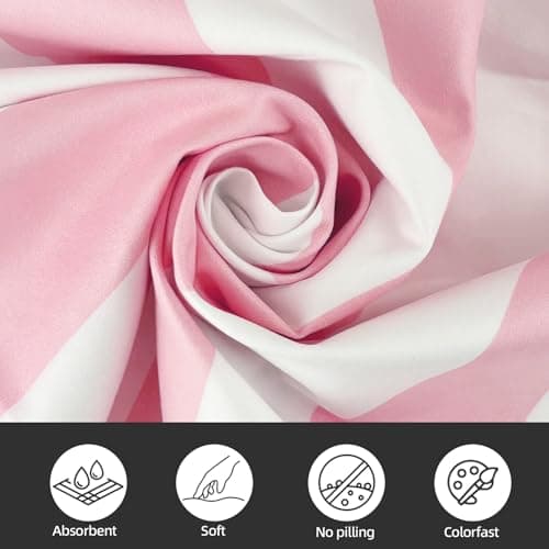 CNMTCCO Large Beach Towel for Adults with Bag - Quick Dry Microfibre - 100% Recycled Towel - Sand Free, Lightweight, Compact (160x90cm, 63x35in) (Pink) — view 5