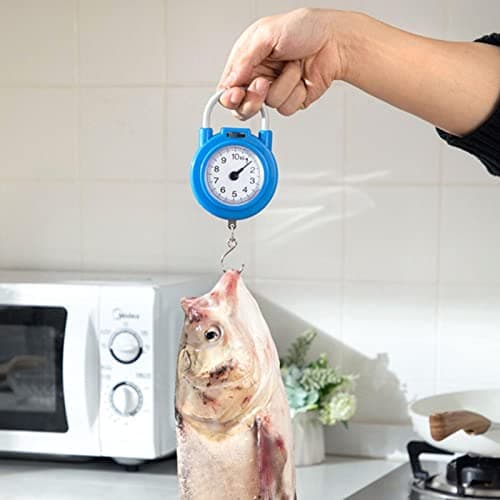 Hand Scale to Weigh Luggage | Handheld Luggage Scale Travel | High Sensitivity Light Weight Weighting Supplies with ABS Handle Portable for Luggage, Outdoor, Kitchen, Pack Keloc — view 3