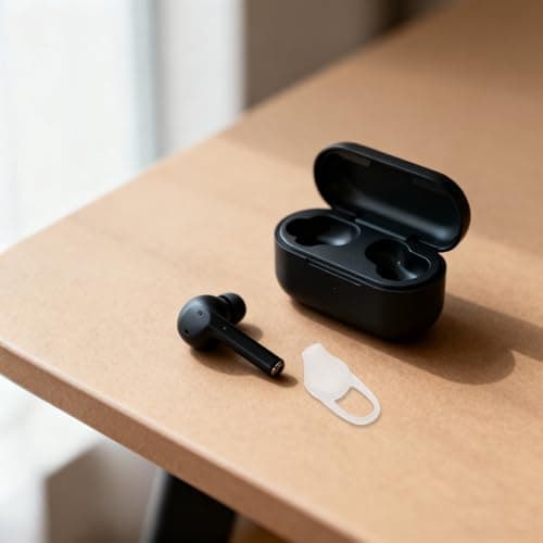 USHOBE 50pcs Replacement Earbud Tips Soft Plastic for Wireless Earbuds — view 5