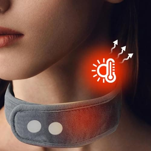 Neck Warmer Electric Electric Heating Pad, 3 Heat Grades, Portable Electric — view 3