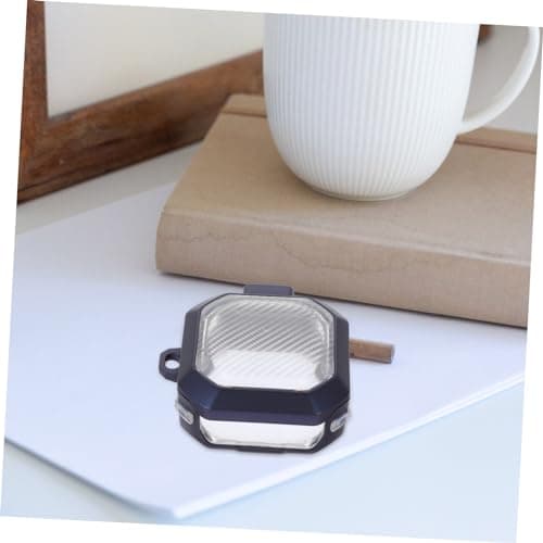 Hemobllo Wireless Headset Protective Case Earbud Case Carbon Fiber Travel Earphone Holder Compatible Buds — view 6