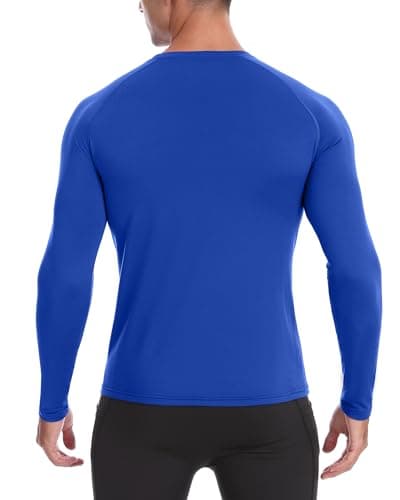 Roadbox Men's Thermal Base Layer Top 1-2 Pack, Fleece Lined Long Sleeve — view 2