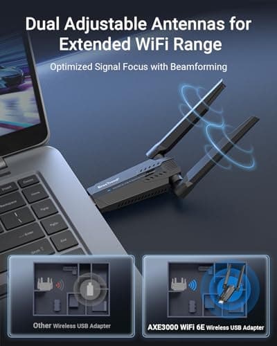 BrosTrend AXE3000 Linux WiFi Dongle Plug & Play for Kernel 5.18+ Version — view 5