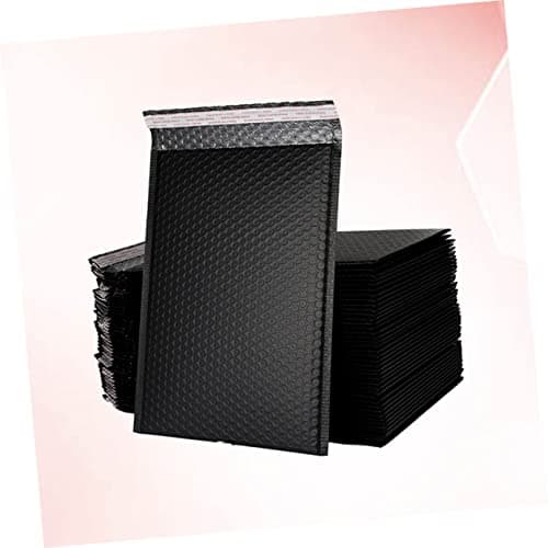Black PVC Bubble Storage Bags 50 Pcs, Shockproof Tear Resistant — view 6