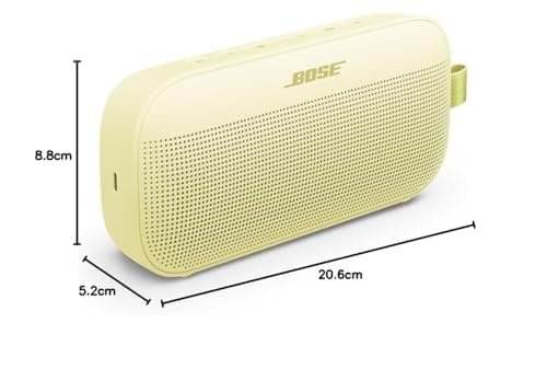 Bose SoundLink Flex Portable Bluetooth Speaker (2nd Gen), Small Portable Wireless Outdoor Speaker with Hi-Fi Audio, Up to 12h Battery Life, Waterproof and Dustproof, Citrus Yellow - Limited Edition — view 6