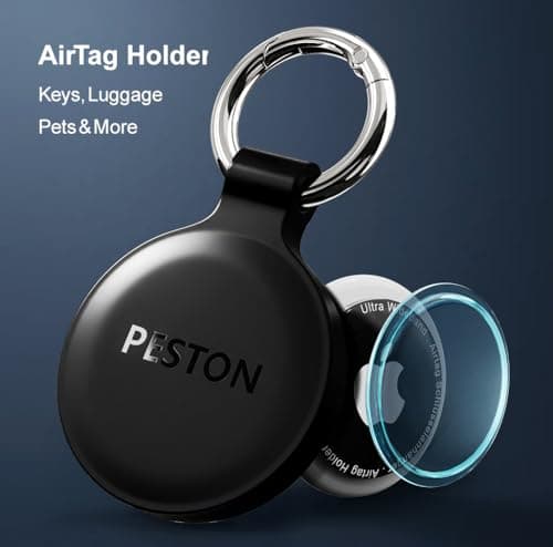 PESTON AirTag Holder Keyring, IP67 Waterproof Case for Apple AirTag 1 & 2 — view 5