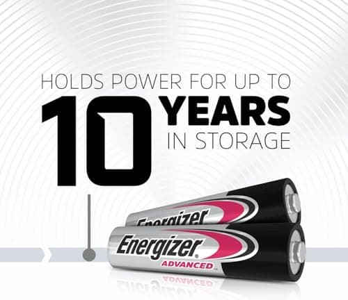 Energizer Advanced - AAA Batteries (12 Pack) - Triple A Battery 1.5V - Up to 100% Longer Lasting - Ideal for High-Drain Devices - 0% Plastic Packaging - 10 Year Shelf Life [Amazon Exclusive] — view 3