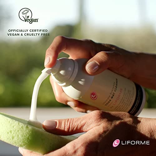 Liforme Ultimate Everyday Yoga Mat Cleaner, Eco-Friendly, Natural & Organic Yoga Mat Cleaner, Vegan, Safe for all Yoga Mats, No Sticky Or Slimy Residue - Cleans, Restores, Refreshes - 150ml/5oz — view 6