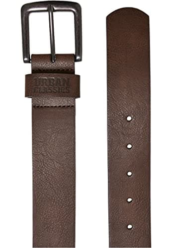 Urban Classics Leather Imitation Belt, Brown, L — view 2