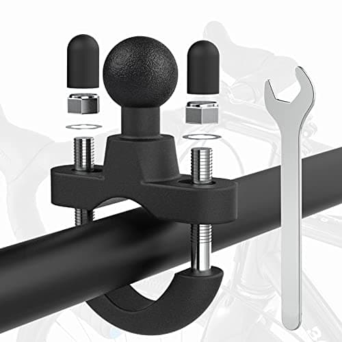 CAMOLO Motorcycle Action Camera Mount Holder, Handlebar Mount Clip for Bike/Bicycle/Motorcycle/Motor,Compatible with GoPro Hero 6/7/8/9&Other Action Camera — view 4