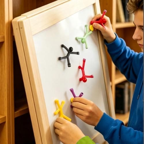 12 Pcs Travel Toys,Fridge Magnets Magnetic Fidget Toys for Kids — view 4