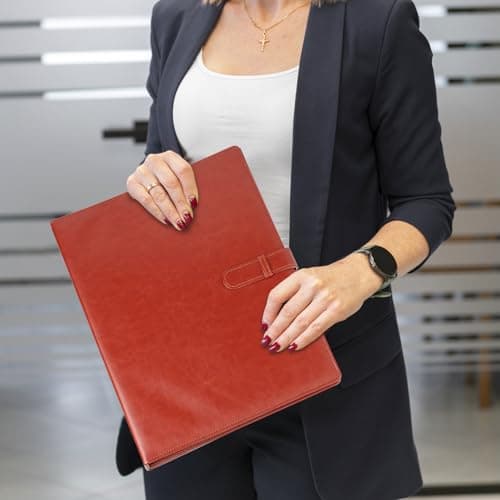 A4 Portfolio Folder with Ring Binder, Document Folder with Plastic Sleeves — view 6
