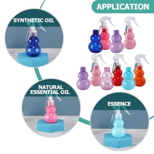 DIYEAH Pet Spray Bottles with Carabiner 10 Pack 100ml for Travel — view 3