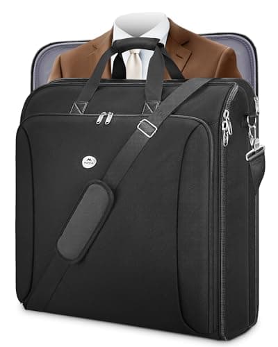 MATEIN Double Layer Suit Carriers for Men, Travel Garment Bags for Business