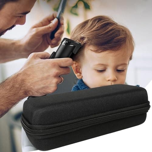 Clipper Case Organizer, Hard Travel Storage, Protective Nylon Pouch, Shockproof & Portable, Ideal for Hair Trimmers & Grooming Tools, Compact & Lightweight — view 4