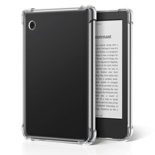 Case for Kobo Clara Colour & Clara BW/2E eReader 6”, Crystal Clear Thin Fit Protective Cover | Scratch-Resistant TPU Shell & Enhanced Grip | Showcase Your Style (Transparent)