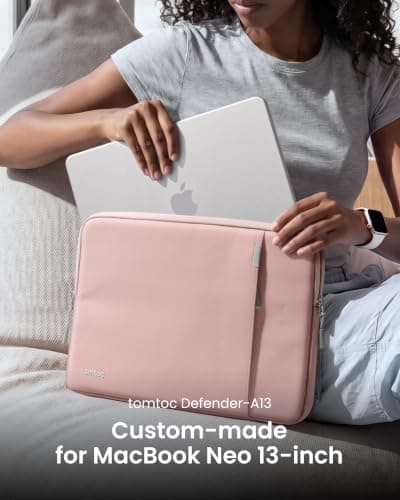 tomtoc 360° Protective Laptop Sleeve 13-inch MacBook Neo A3404 (2026) — view 2