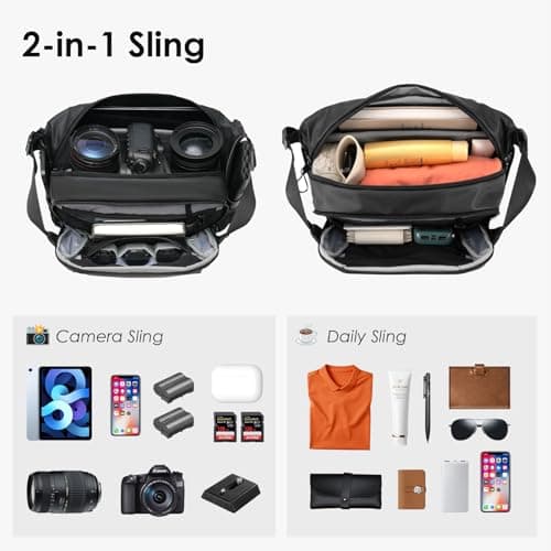 TARION Small Camera Sling Bag 5L Waterproof Camera Messenger Bag Xprober — view 2