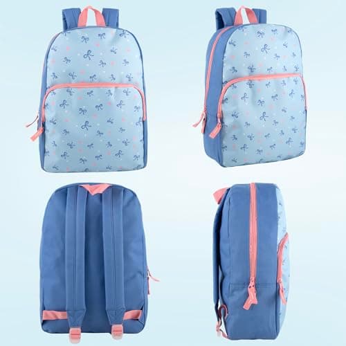Trail maker Fun School Backpack for Elementary Middle School Girls and Boys | 17 Inch Printed Backpacks for School Kids, Travel (Beautiful Bows) — view 5