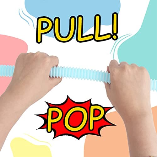 VEYLIN Pop Tubes, 6PCS Fidget Toys for Kids, Sensory and Learning Toys for Toddlers — view 2
