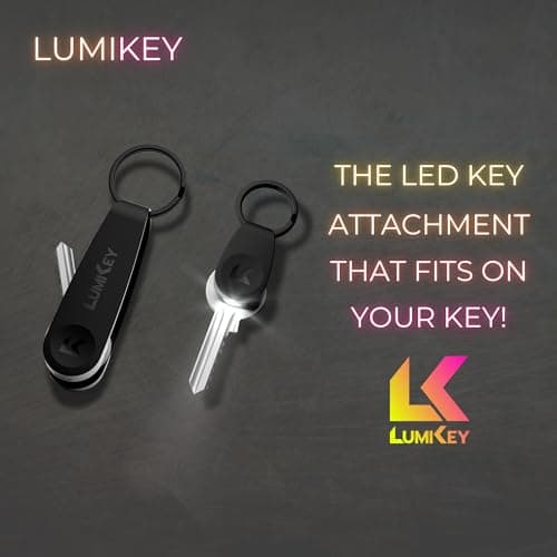 LumiKey Mini - LED Key Light for Door and Locks, Light Up Keyring Torch, Keychain Flashlight with Key Organiser for Easy Lock, Doorway and Porch Lighting (Mini) — view 5