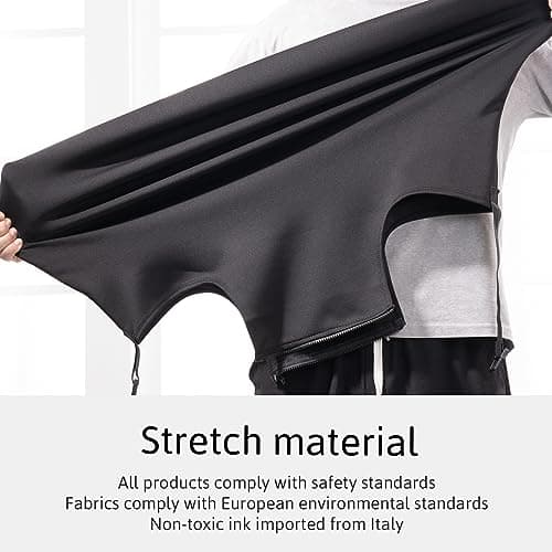 OrgaWise Elastic Travel Luggage Cover Suitcase Cover for 22-32 Inch Suitcase Protective Cover with zipper, with a Luggage tag, L(26-28 Inch) — view 5